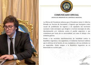 Expulsarán o impedirá el ingreso al país a extranjeros que inciten el odio contra Argentina