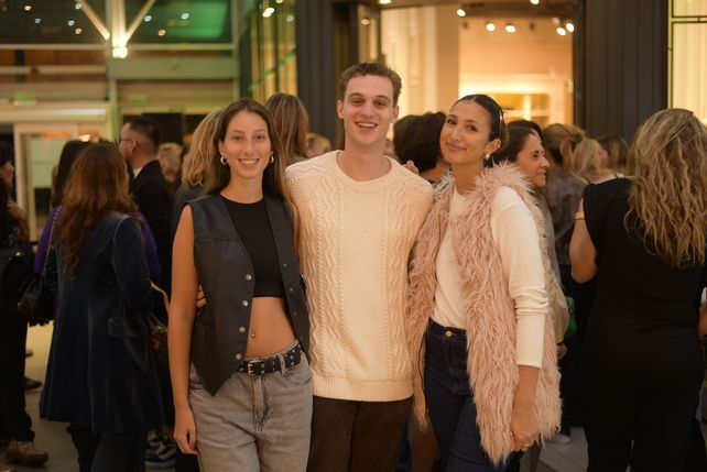 Camila Pendino, Francisco Garrone y Julia Ballero