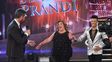 carismática. La mujer de 53 años brilló junto a Tinelli y su bailarín.&nbsp;