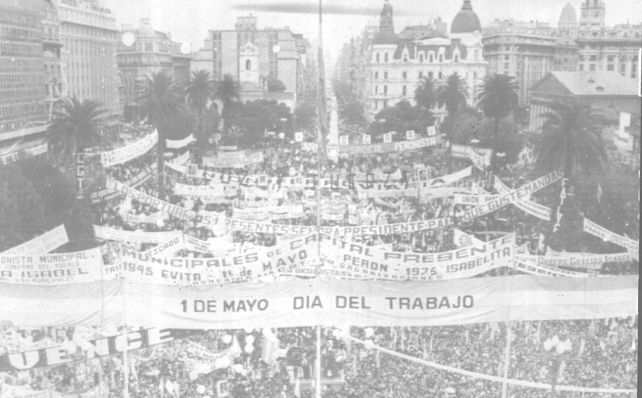 Día de los Trabajadores en 1975
