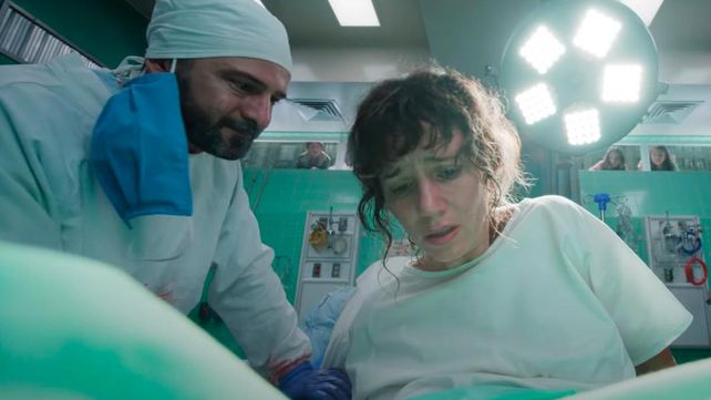 De parto. Daniel Giménez Cacho y Griselda Siciliani