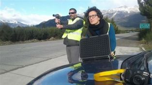 Lograron bajar la velocidad de los autovomilistas en plena ruta con un secador de pelo