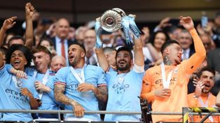 Manchester City le ganó la FA Cup al United.