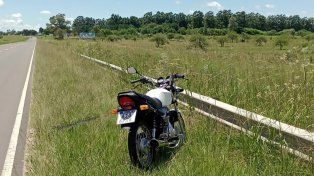 Dos personas resultaron heridas al accidentarse en motocicleta, en la ruta provincial 44, a la altura de Federación