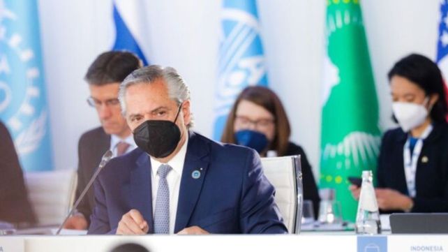 Ante el G20, Alberto Fernández remarcó la importancia de canjear deuda externa por acción climática