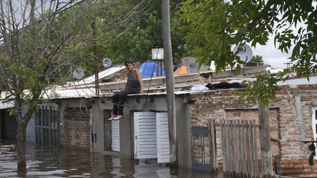 Un muerto y más de 400 evacuados a raíz del temporal en el norte bonaerense