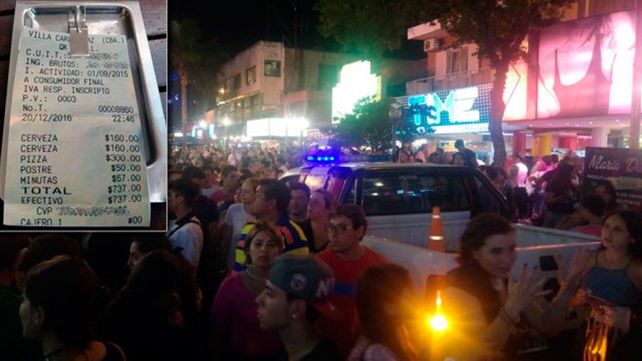 La pizzería del ticket viral sufrió la estampida de Carlos Paz