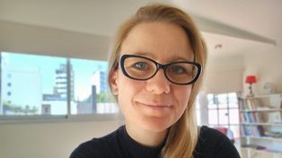 La escritora, periodista y docente, Rosario Spina.