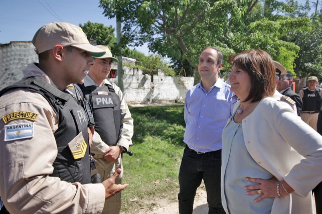 Patricia Bullrich: Junto a la Ciudad y la Provincia trabajamos para que la gente viva tranquila