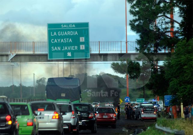 El corte es total desde las 19.30 / Foto: Mauricio Centurión - Uno Santa Fe