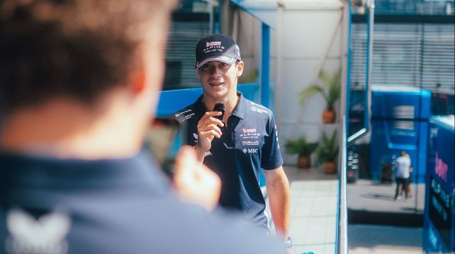 Franco Colapinto agradeció los esfuerzos del equipo Alpine
