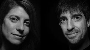 La actriz y guinista Romina Tamburello y el productor Federico Actis.