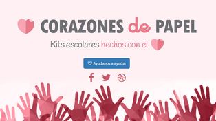 Jóvenes solidarios piden donaciones de útiles escolares