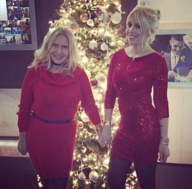 Wanda Nara y una Navidad a puro glamour en Italia