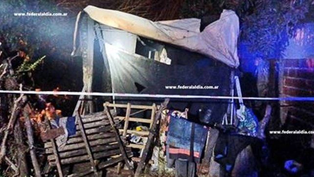 Un hombre murió en un incendio tras prender una fogata para calentarse en Federal