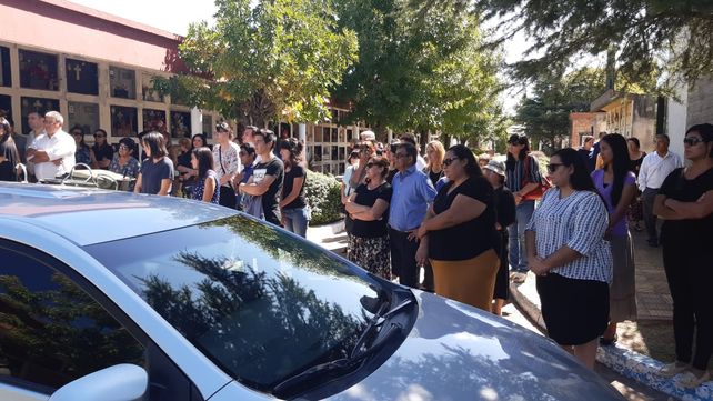 Despiden los restos de la mujer de San Lorenzo que murió en Capilla del Monte