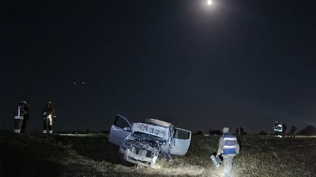 Choque frontal en Ruta Provincial 11 dejó dos conductores hospitalizados