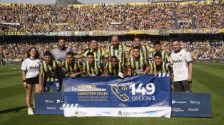 El once inicial de Central ante Argentinos.