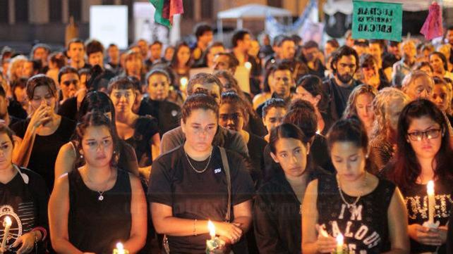 Marcha en Paraná por Micaela García