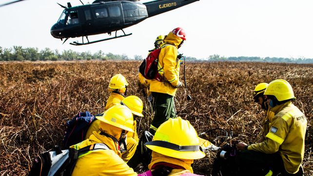Incendios: el Presidente dijo que Nación puso todas las fuerzas para ayudar a Corrientes