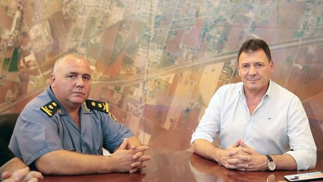 El interventor de la UR XVII y el intendente Raimundo