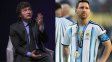 Javier Milei despidió a Jorge Messi y defendió a Lionel: Es el ser humano más grande de la historia