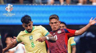 Brasil no pudo quebrar el cero ante Costa Rica.