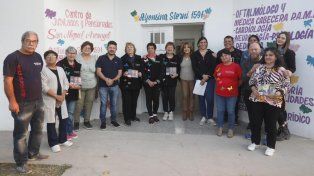 Castelló visitó instituciones de Monte Vera, Recreo y Sauce Viejo