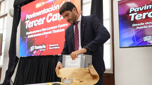 Pullaro licitó el segundo tramo del tercer carril de la autopista Rosario-Santa Fe