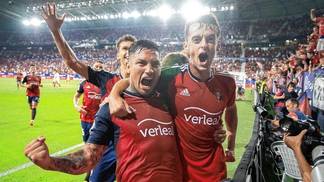Osasuna venció a Sevilla en el inicio de la Liga de España