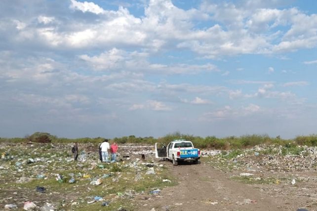 El basural donde fue hallado el bebé el lunes pasado.&nbsp;
