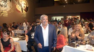 Oscar Barrionuevo, líder durante más de 40 años en el gremio, en un acto homenaje a su trayectoria en 2018.