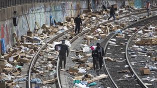 Trenes de carga sufren recurrentes saqueos en los alrededores de Los Ángeles