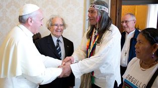 El papa Francisco recibió al líder qom Félix Díaz para tratar la problemática aborigen