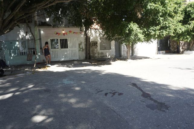 La zona de Flamarión y Lamadrid, en barrio Tiro Suizo, donde asesinaron a balazos al taxista  Héctor Figueroa, de 43 años.