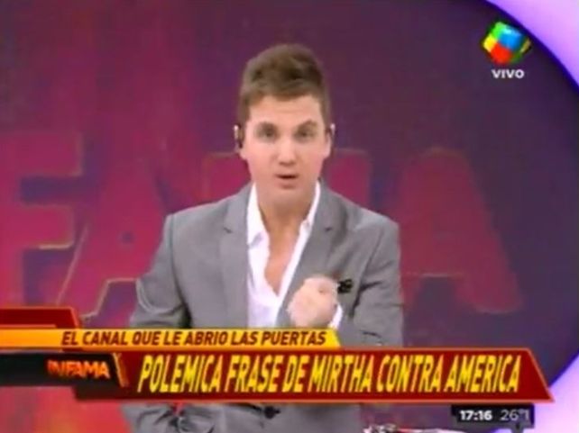 Santiago del Moro también se “encargó de Mirtha Legrand