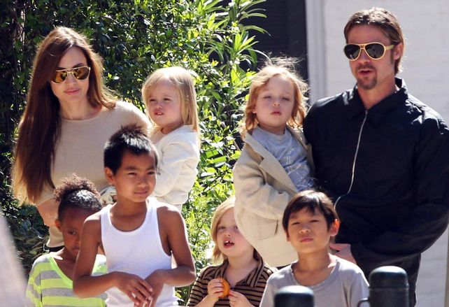 Brad Pitt se reencontró con sus hijos a tres semanas de que Angelina le pidió el divorcio