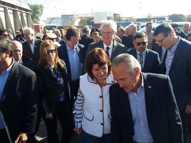 Bullrich esta mañana en San Lorenzo