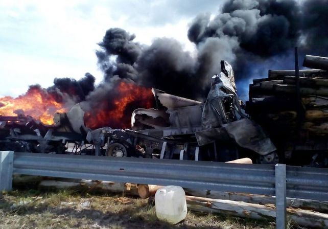 Un muerto en una colisión entre camiones, en la autovía Artigas