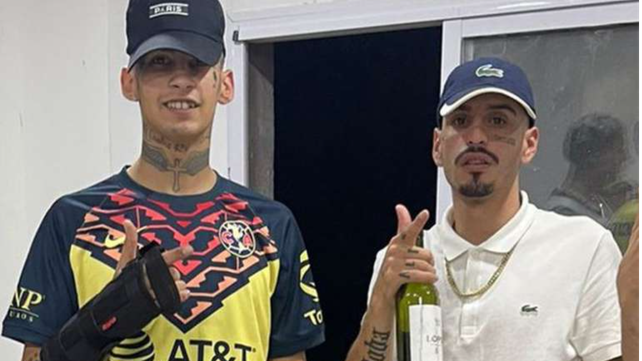 L-Gante fue a visitar a su amigo El Noba al Hospital El Cruce de Florencio Varela