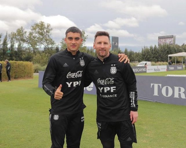 Buonanotte conoció a Messi cuando el juvenil estaba el sub-20. Ahora compartirán vestiario.