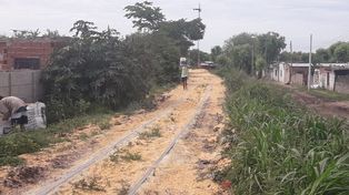 Descarriló un tren en Santa Rosa de Lima e intentaron robar la carga