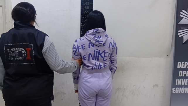 La mujer que es investigada por estafa. Según la denuncia