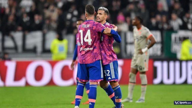Di María y Paredes reaparecieron en la victoria de Juventus sobre Udinese