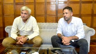Ricardo Carloni y Rodolfo Di pollina, dos de los cuatro directivos que fueron imputados por el tribunal de disciplina.