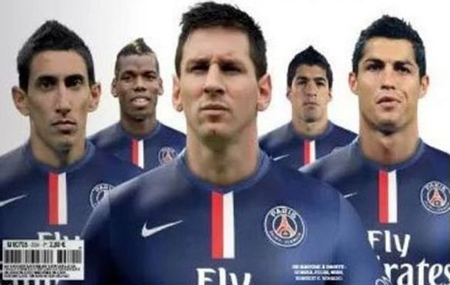 Lionel Messi y un cartel francés: ¿lo quiere el PSG?