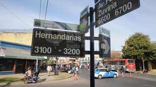 El ritmo de la ciudad se vio afectado con algunos cortes de calles