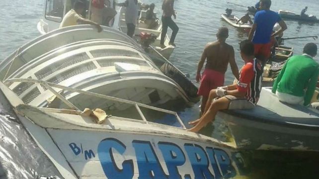 Al menos siete muertos y varios desaparecidos al naufragar un barco en el norte de Brasil