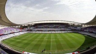 El estadio Hazza Bin Zayed para la final entre Boca y Racing