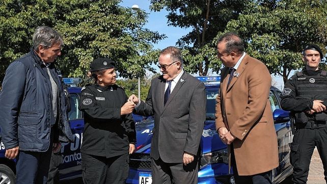 Jatón aseguró que se está quintuplicando la cantidad de patrulleros en la ciudad